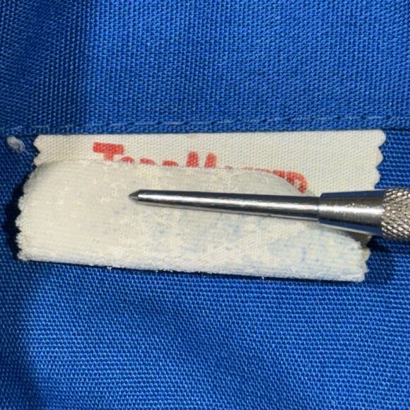 Vintage ToppMaster 60's  Blue Mechanic Coveralls With Clark Patch Medium - Picture 5 of 8